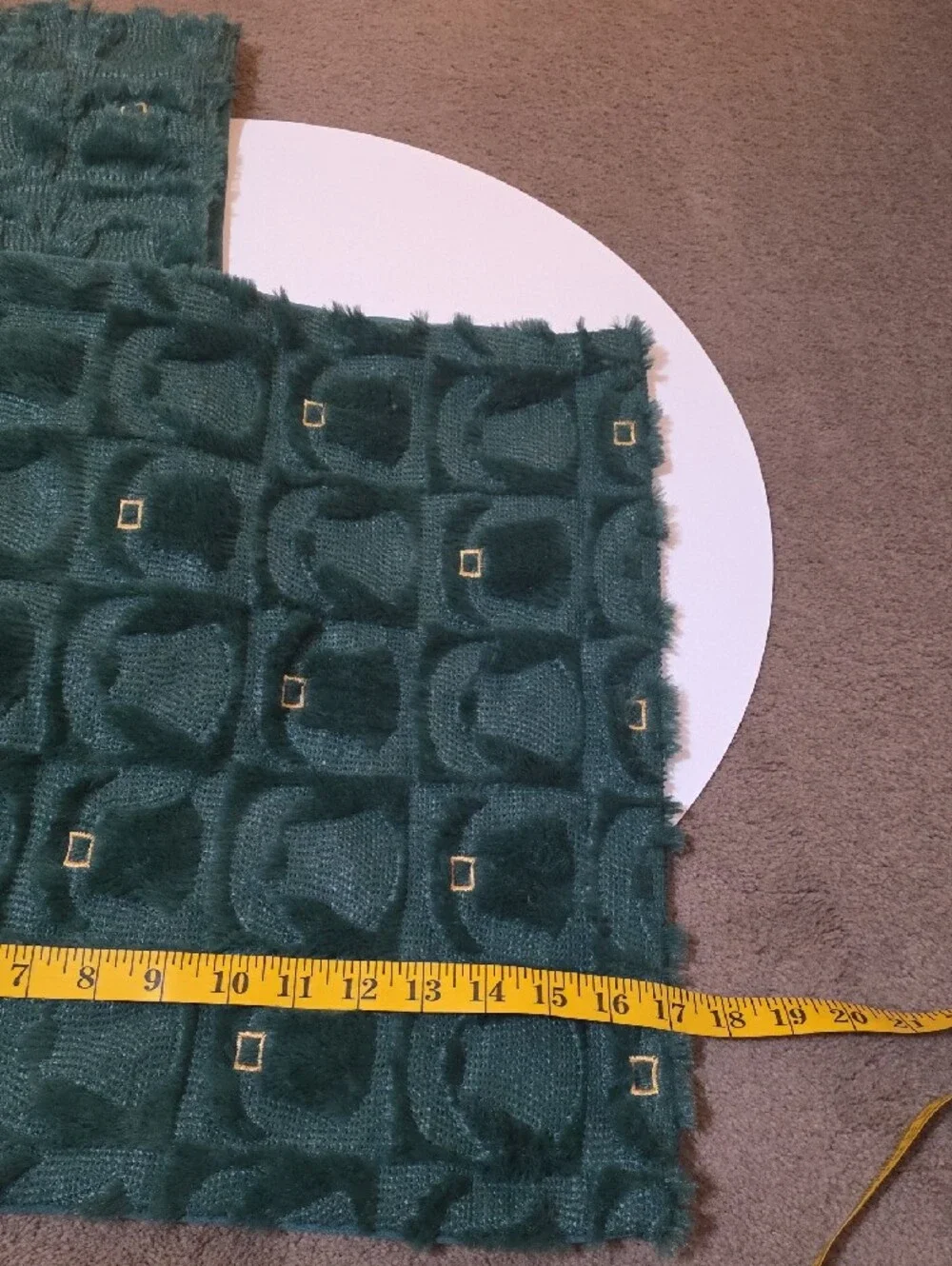 Teal Square Textured Accent Pillow Covers - Set of 2